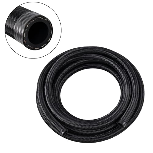 Image of EVIL ENERGY 16AN Fuel Line, AN16 Braided Fuel Hose Nylon CPE 5FT Black