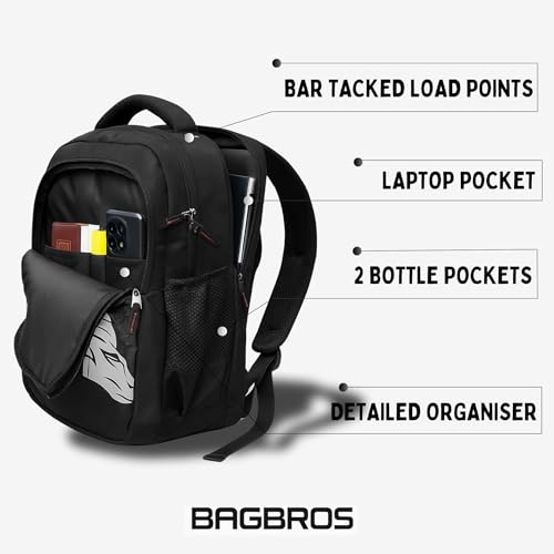 Image of Bagbros Anime Printed Backpack Laptop Bagpack | 30L Wings of Freedom Anime AOT Print Backpacks Multi-Storage Backpack, Laptop Bags, School Bags, College Bags