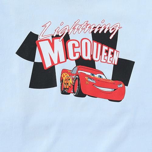 Image of Disney Cars Lightning McQueen Boys 2 Piece Short Sleeve T-Shirt and Shorts Set for Big Kids