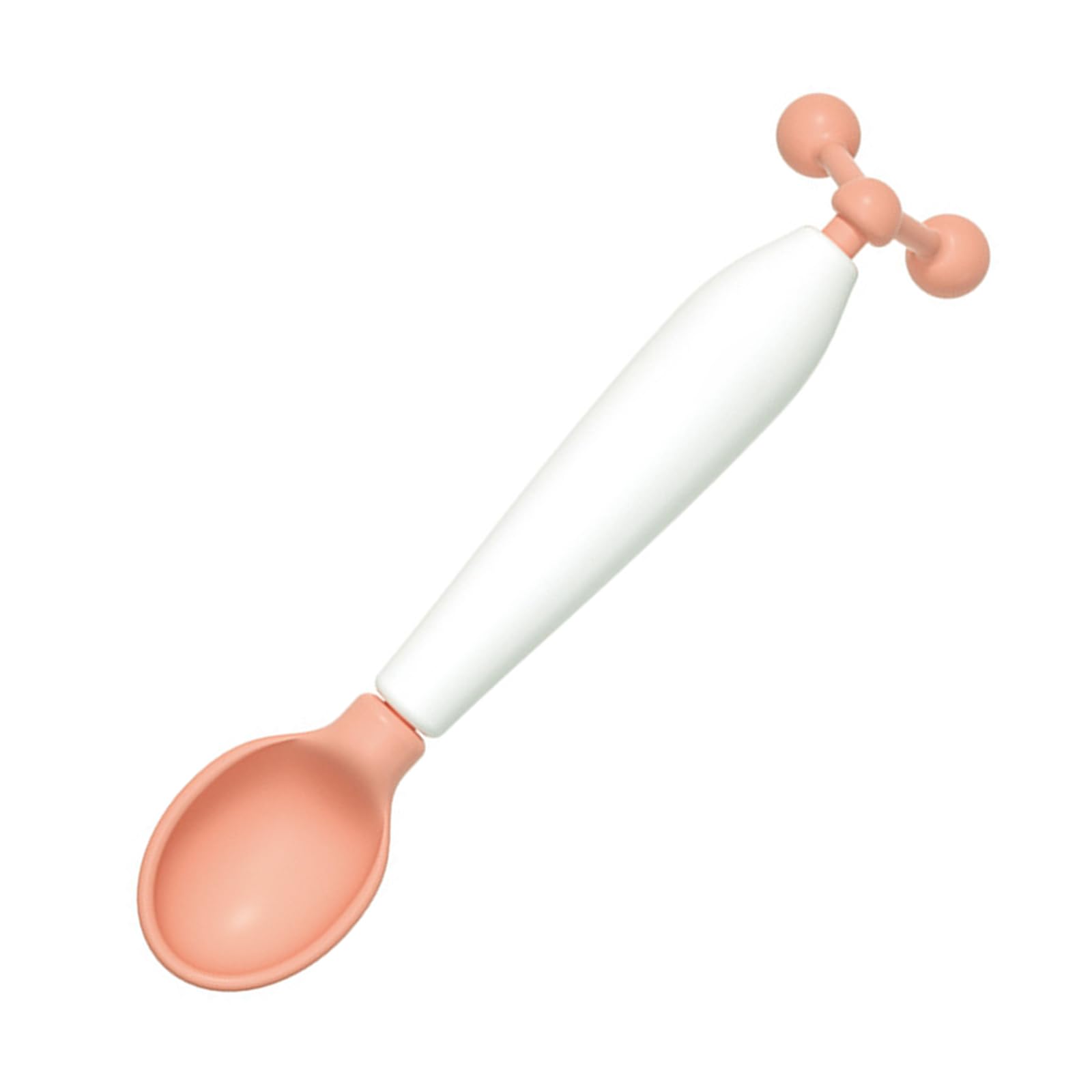NVOQILIN Gravitation Rotating Feeding Spoon Temperature Sensitive Toddler Feeding Spoons Tableware Kids Gift Enduring for Home