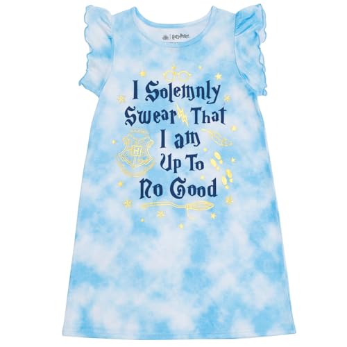 Harry Potter Girls Nightgown Pajamas Little Kid to Big Kid Sizes (6-14-16)