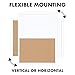 Quartet Combination Magnetic Whiteboard & Corkboard, 17