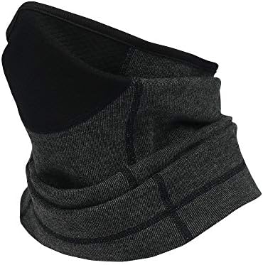 Rumsfel Neck Warmer Snoods for Men Women, Neck Gaiter Tube, Multifunctional Winter Face Scarf with Mouth Breathable Mesh for Motorcycle, Ski, Hiking, Cycling, and Other Outdoor Sports