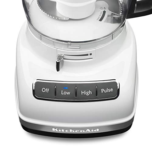 KitchenAid KFP1133WH 11-Cup Food Processor with Exact Slice System - White