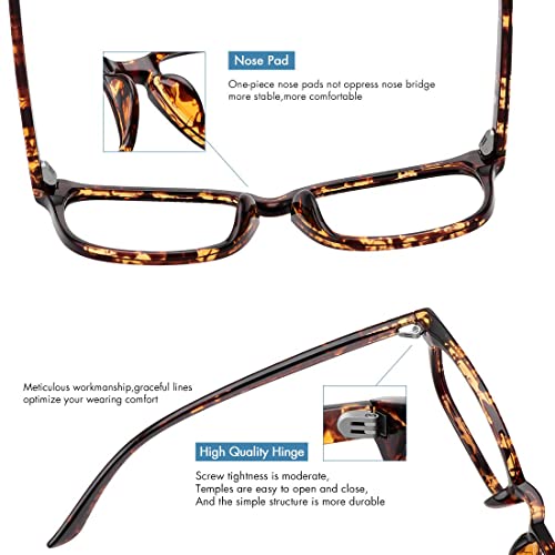 Image of MEETSUN 3-Pack Blue Light Blocking Glasses, Anti Eye Strain Headache (Sleep Better), Computer Glasses UV400 Lens (Black + Brown Gradient + Tortoiseshell)