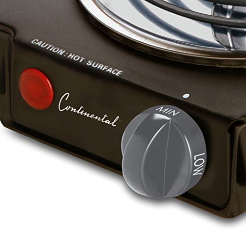 Continental Electric Ce23309 Single Burner, Size, Black #TOP2
