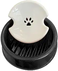 Bebedouro Resistente para Cães com Pelos Longos, Cuidado e Seguro, Preto, 800ml