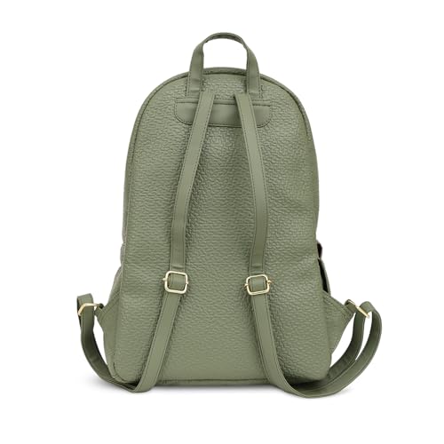 Image of Caprese Comet Casual Backpack | Fashion Backpack for Women with Adjustable Strap & Secure Zip Closure | Spacious, Versatile for Daily Use, Ideal for Students, Professionals & Travelers