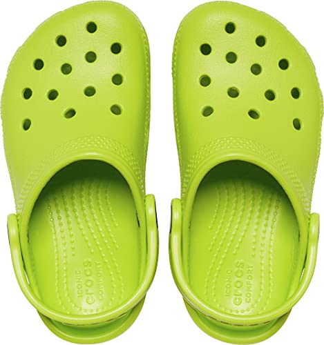 Image of Crocs Kids' Classic Clogs, Lime Punch, J6