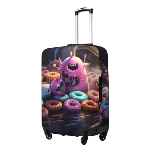 Donuts Print Luggage Suitcase Cover Protector Luggage Washable Covers With Concealed Zipper2