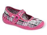  Befado Mädchen Hausschuhe Freizeitschuhe ATMUNGSAKTIV 119X (25, Rosa-/Grautöne)