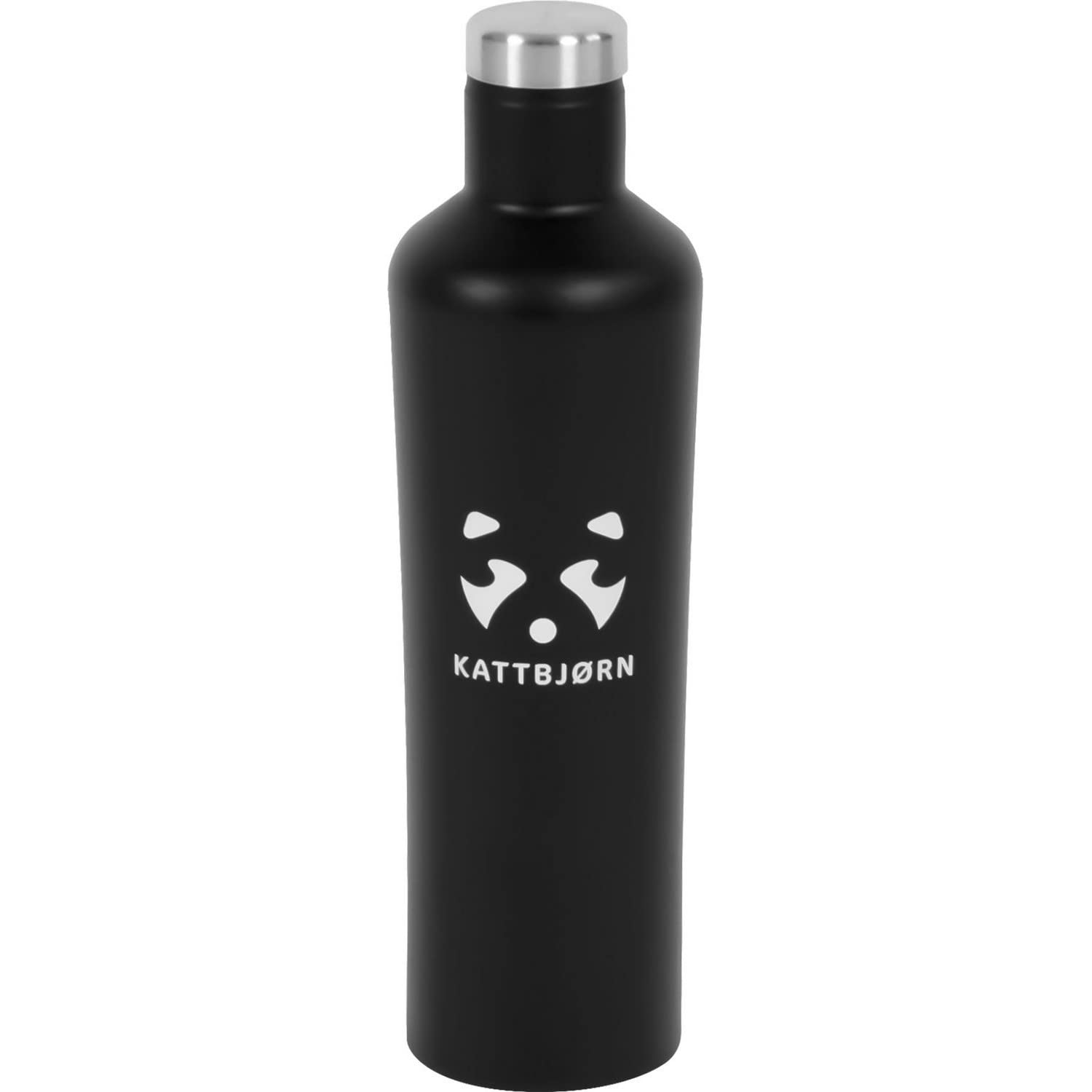 Bouteille acier inoxydable noir gourde nomade zéro déchet bureau