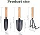 Gartenwerkzeug-Set-Gartenkelle,Gardening Tools Set-Garden Trowel,3 Pcs Gartengeräte-Set Werkzeuge Geschenk für Männer und Frauen, 1 schmale Schaufel, 1 breite Schaufel und 1 Garten Harke Tools Set