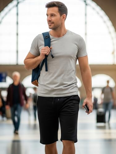 Image of XENOVAURBAN Shorts for Men | Casual wear 100% Combed Cotton Shorts | Unisex fit with Back and Side Pockets