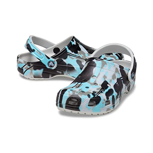 Image of Crocs Unisex-Adult Classic Camo Clogs, Atmosphere, 8 Men
