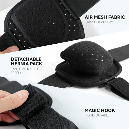 Faja de Soporte para Hernia Inguinal Ajustable Unisex miniatura 7