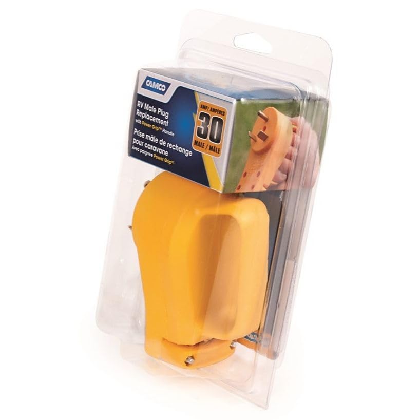 RV PowerGrip Replacement Power Cord Plug, 30-Amp