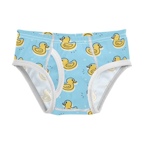 Boys' Underwear Cotton Little Boys Yellow Duck Briefs Soft Toddler Underwear 2T-8Y