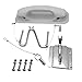 Akoleyer Boat 304 Stainless Steel Insta-Lock Quick Davits Replacement Set with Handle Pad