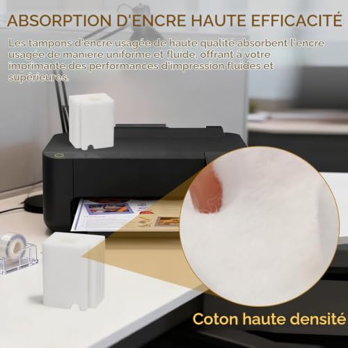 Tapis d'encre Éponges pour Boîte d'entretien Tampon Éponge pour Imprimante – vue 4