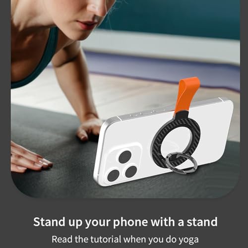 Tenedor celular magnético pequeño para evitar caídas de smartphone 5