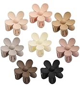 Flower Hair Clips Big Hair Claw Clips 8PCS Large Daisy Hair Clips Matte Claw Clips Strong Hold Ja...