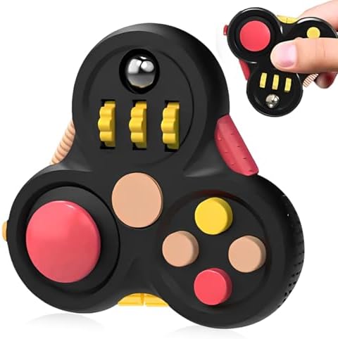 Fidget Pad Anti-Stress with 11 Functions, Fidget Pad Controller, ...