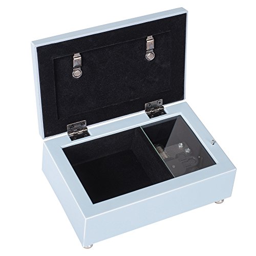 Cottage Garden Baby Boy Fill Our Lives Matte Blue Jewelry Music Box Plays Jesus Loves Me #TOP3