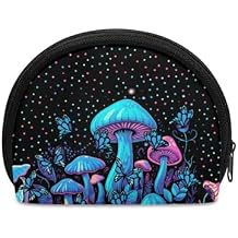 Forchrinse Pink Cherry Blossom Mini Coin Purse Pouch Floral Change Purse for Women