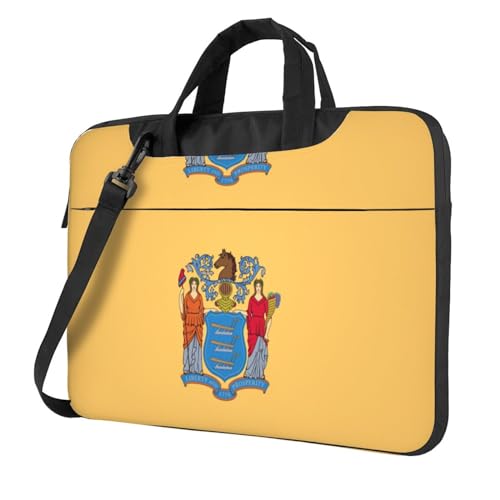 Maletín para laptop de 15.6 pulgadas diseño bandera de Nueva Jersey