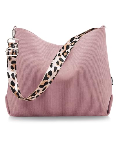 Prite Shopper Tasche Damen Groß Cord Tasche Tote Bag mit...