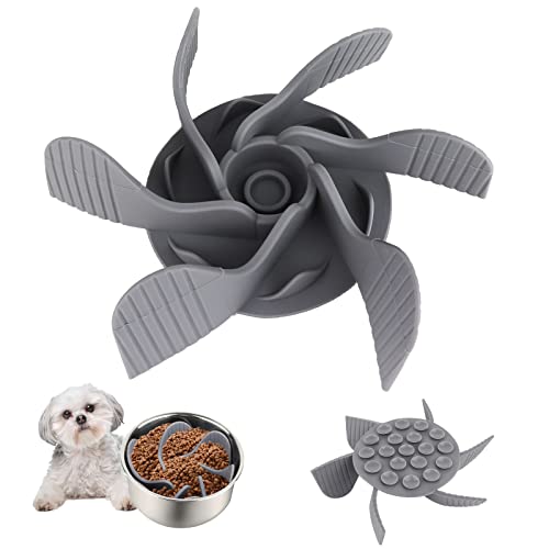 Inserto de alimentador lento para cuencos de perro, comedero lento cortable, inserto de cuenco de perro con 19 ventosas antideslizantes fuertes (inserto) Cover