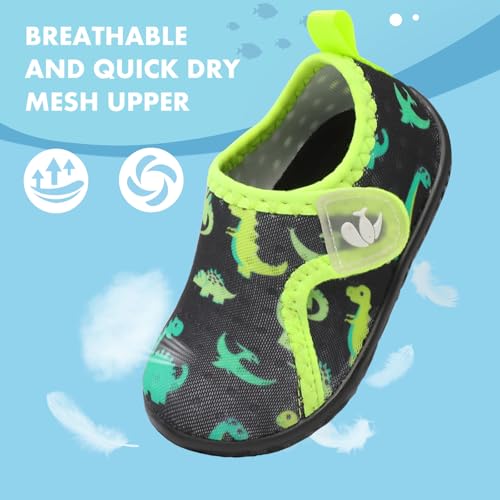 Image of FEETCITY Boys Girls Water Shoes Kids Aqua Socks Quick Dry Barefoot for Beach Swimming Pool