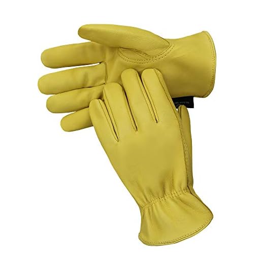 OLSON DEEPAK Sheepskin Gloves Leather gloves Handing workshop Gloves Driving/Riding/Gardening/Farm - Extremely Soft and Sweat-absorbent (Extra Large)