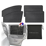 tenda para carros 【Parasole Auto Laterale Installazione semplicissima】Apri la confezione riutilizzabile e completa l'installazione in pochi secondi. Basta posizionarla sopra Parasole Finestrino Auto telaio laterale in acciaio del finestrino o della portiera, quindi regolarla per un adattamento perfetto.