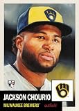 2024 Topps Living Set Baseball #747 Jackson Chourio Rookie Card Brewers