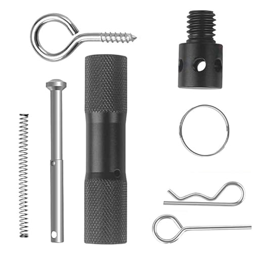 Alarma perimetral, alarma de viaje perimetral, kit de alarma de viaje perimetral, alarma activada por cable tripwire de fácil instalación, para camping y seguridad de propiedades (negro)