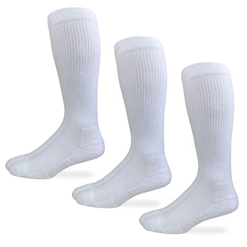 Carolina Ultimate Mens over the calf Seamless Toe Compression Socks 3 Pair Pack