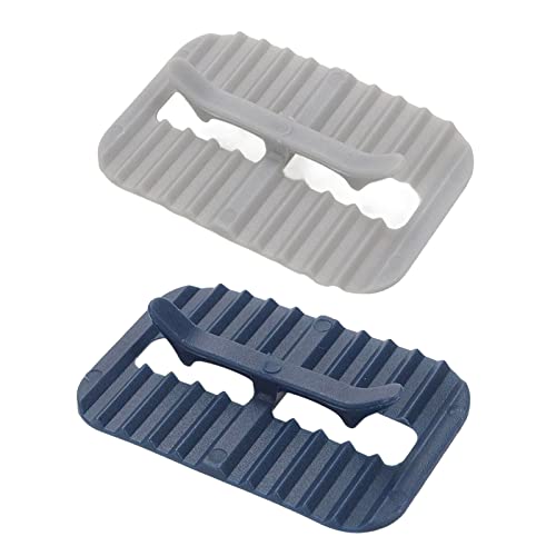 Image of Sscon 16Pcs Garbage Bag Sticky Clips Trash Can Bag Holders Trash Bag Fixing Clamps Blue Grey