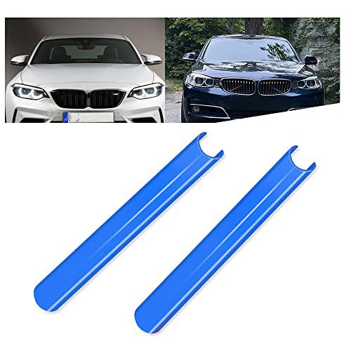 Image of SANRILY For BMW Grill Stripes Accessories Premium Grille Insert Trim for BMW F10,5 series F10 F11 F07,7 series F01 F02 F03 F04 F01 F02 F03 F04,6 series F06 F12 F13 Grill Inserts-Blue