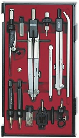 KOH-I-NOOR 9452 Set of Compasses, 26.6 x 17.3 x 3 cm