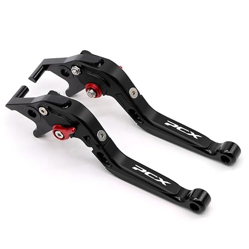 Beqlxta Pcx-Bk.bk.bk.r Brake Clutch Adjustable Lever​ For Pcx 150 125 160 Pcx125 Pcx150 Pcx160 Motorcycle Adjustable Brake Clutch Levers Handle Bar Handle Grip(Pcx-Bk.bk.bk.r)