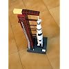 TECKEEN 1/300 Scale Saturn V Rocket and Launch Pad Model Paper Model Diecast Rocket Model for Collection (Unassembled Kit)