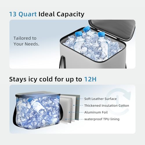 Image of Ice Machine for Knee After Surgery, Cold Therapy for Knee Replacement | Knee Ice Machine with Programmable Timing, Quiet Pump, Portable Knee Replacement Surgery Recovery System