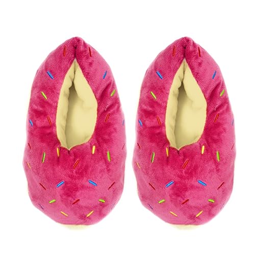 Image of Kids Animal Slippers, Soft Fuzzy Cozy House Shoes