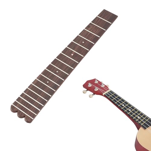 RiToEasysports Diapasón de Ukelele de 18 Trastes de Grano de Liso, Mano de Obra Delicada para...