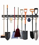 POETISKE Garage Tool Organizer Wall Mount 16” Extendable Ideal Shelving Hooks for Garden Kitchen Yard Storage 4 Pack