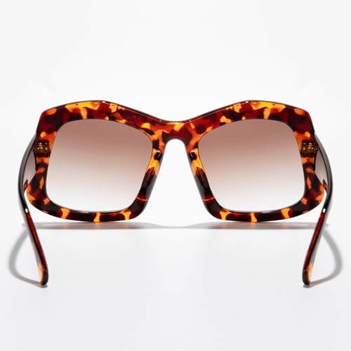 Fashion Oversized Sunglasses for Women Men Trendy Candy Color Shades Stylish Retro Eyewear for Beach Driving Street Style4