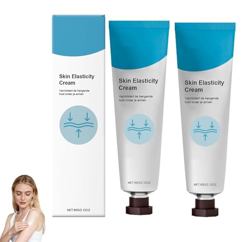Herbionyx Elastislim Crema para brazos, Crema reafirmante corporal instantánea para estiramiento facial, Piel firme temporal, Reduce la flacidez de la piel, Cremas suavizantes, Hidratante (2pcs)