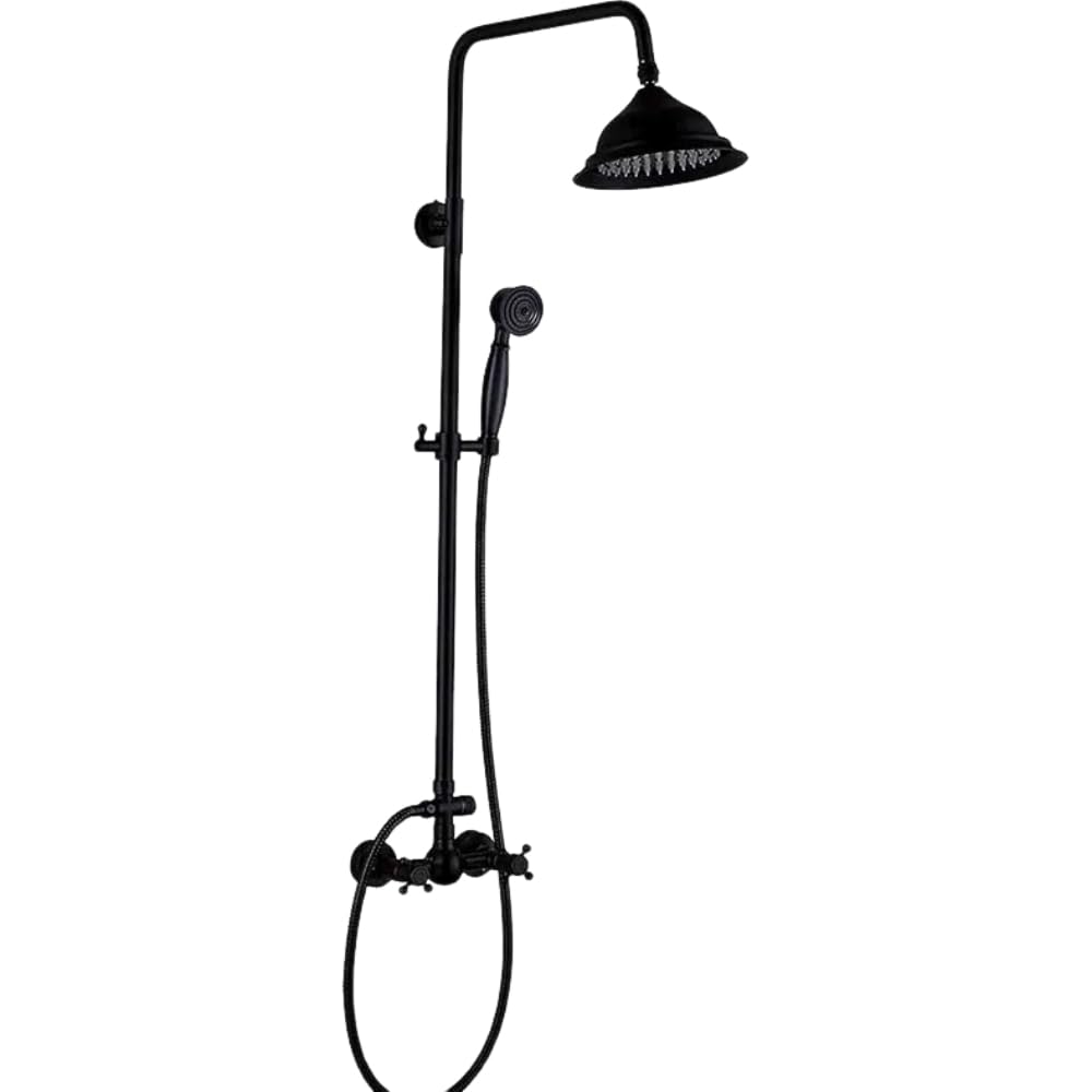 Ensembles de douche bronze noir pour rénovation salle de bain style spa moderne